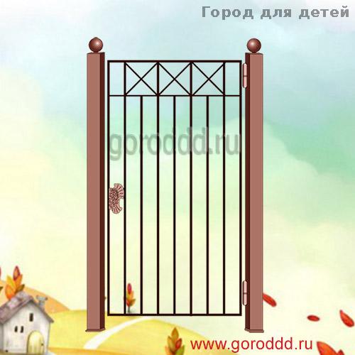 Металлическая входная калитка "Пограничник" (СК-18) 1кв.м.